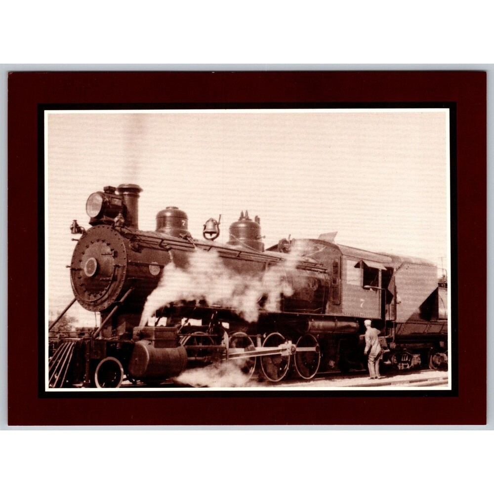 Postcard Tonopah & Tidewater Railroad #7 Large Print Photo 8"x5.75" Fred Harvey